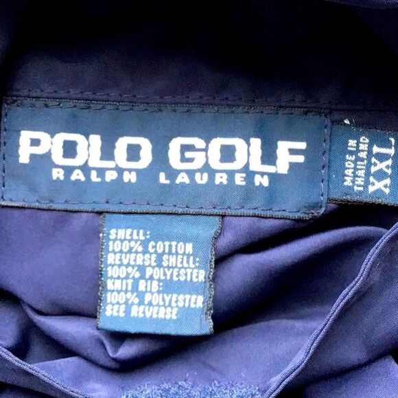 Polo Golf Ralph Lauren Navy Red Plaid Reversible Nylon Golf Performance Vest - Picture 12 of 13